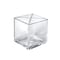 Azar Displays Cube Pencil Holder with Divider 5'' W x 5'' D x 5'' H 556358-GS-1PK - alternate 1